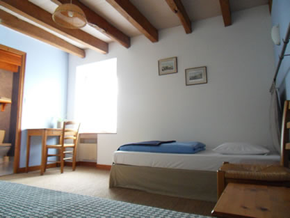 Bleue Zimmer Twin oder Doppelzimmer
